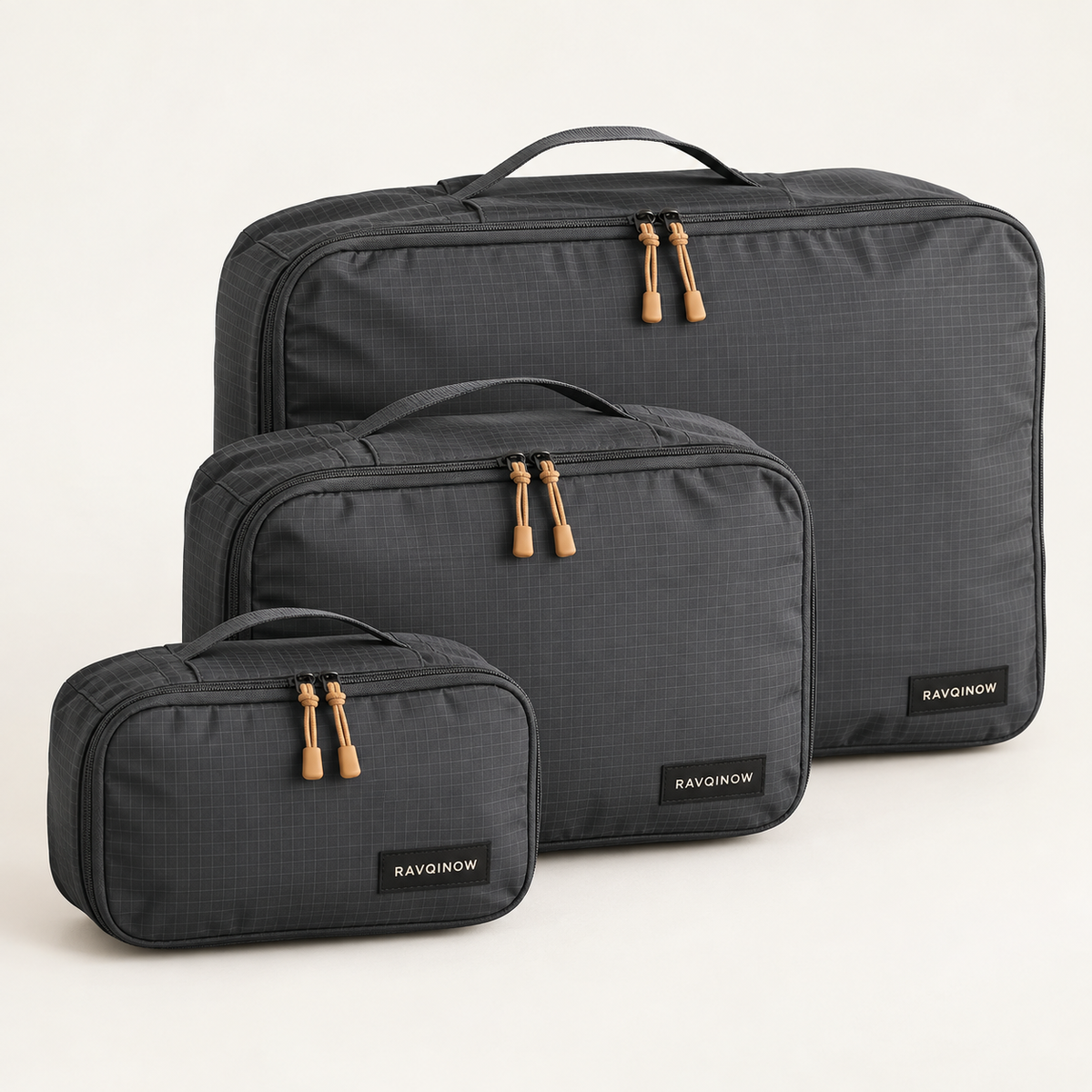 RAVQINOW Charcoal Packing Cubes