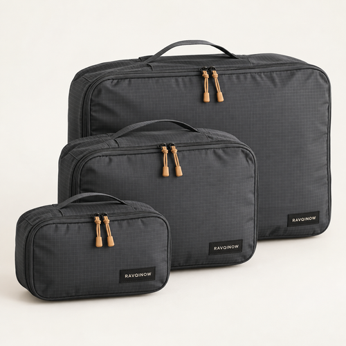 RAVQINOW Charcoal Packing Cubes