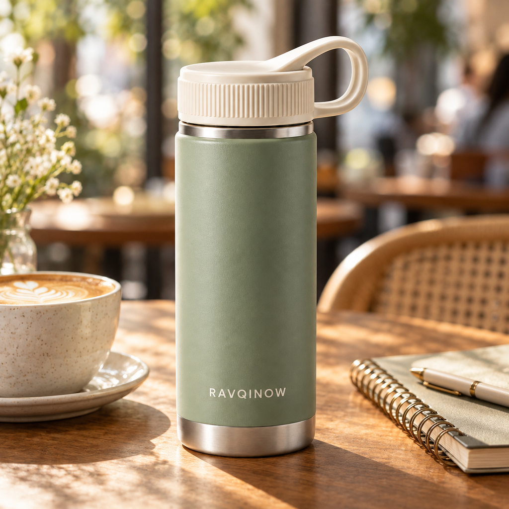 RAVQINOW Sage Insulated Travel Tumbler